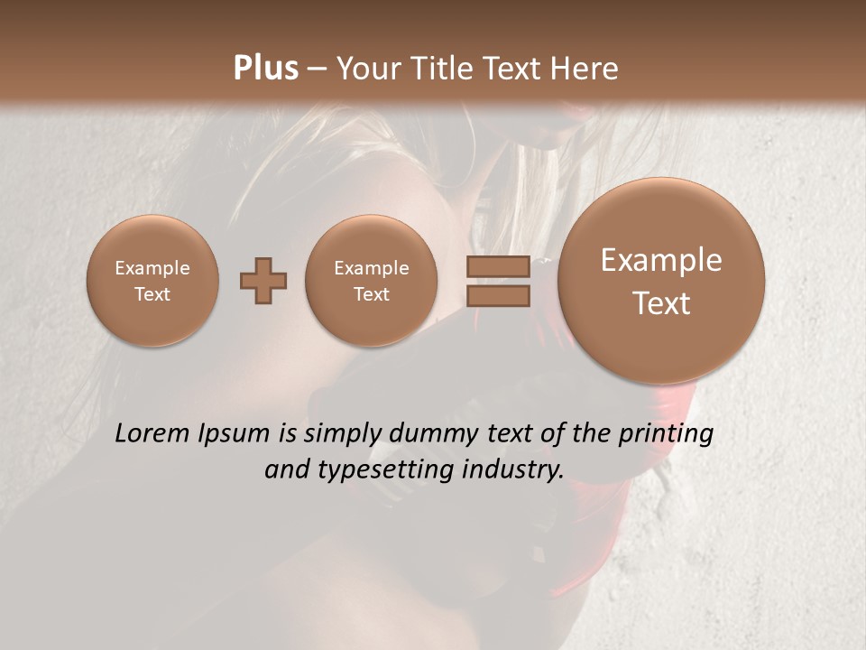Along Direction Improve PowerPoint Template