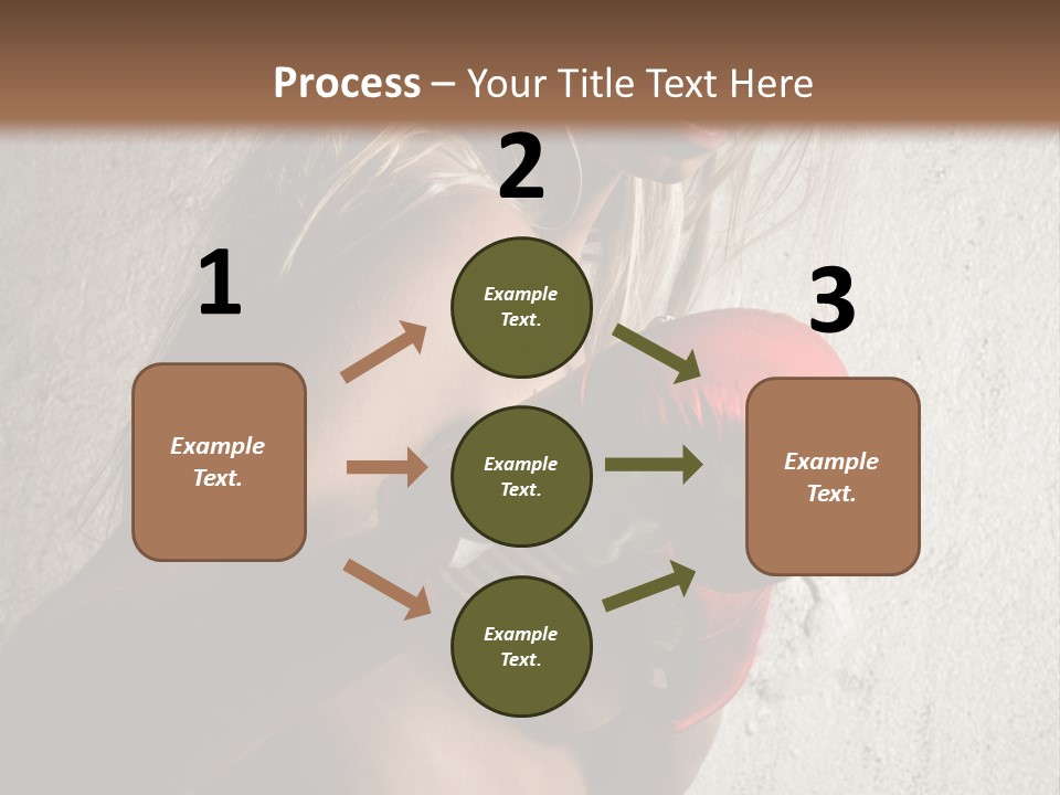 Along Direction Improve PowerPoint Template
