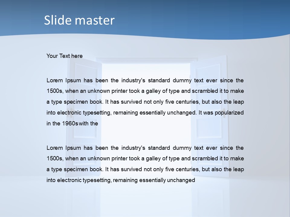 Inside Outside White PowerPoint Template