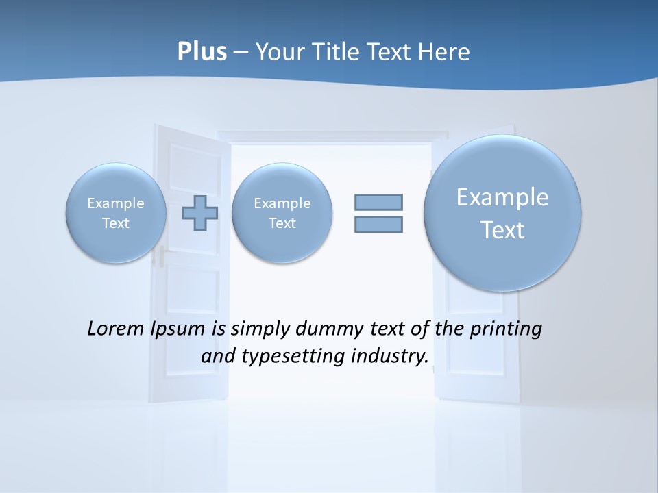 Inside Outside White PowerPoint Template