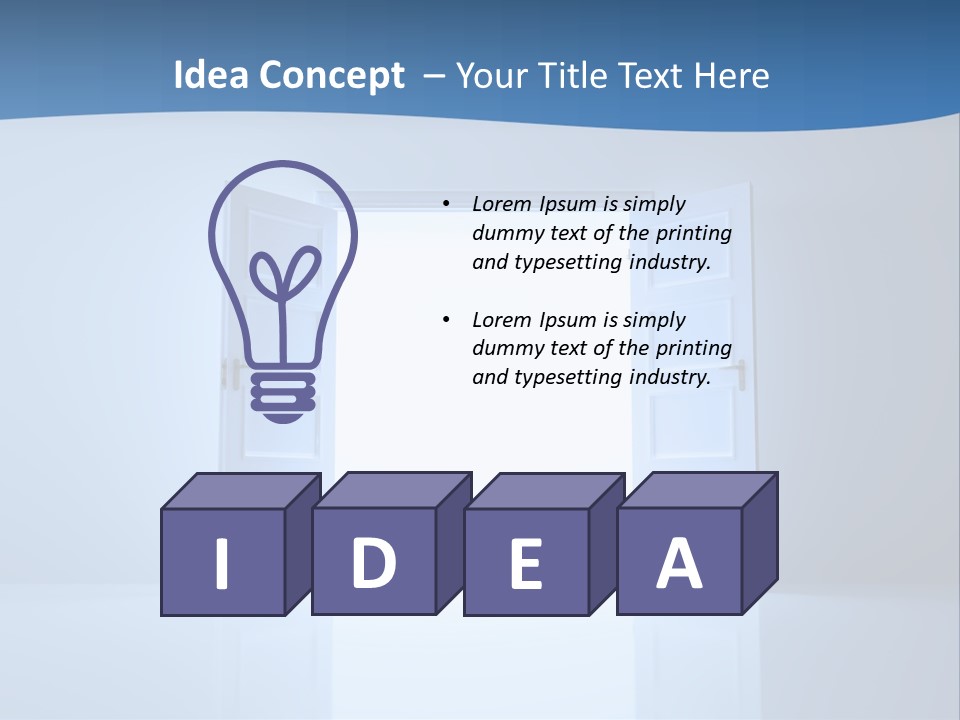 Inside Outside White PowerPoint Template