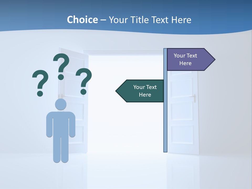 Inside Outside White PowerPoint Template
