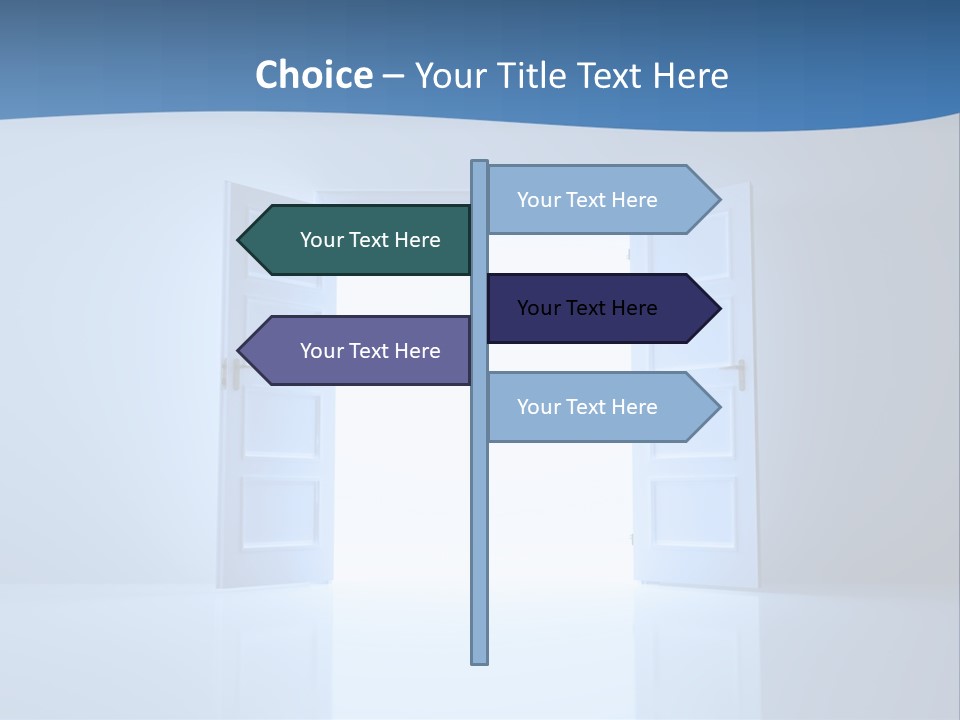 Inside Outside White PowerPoint Template