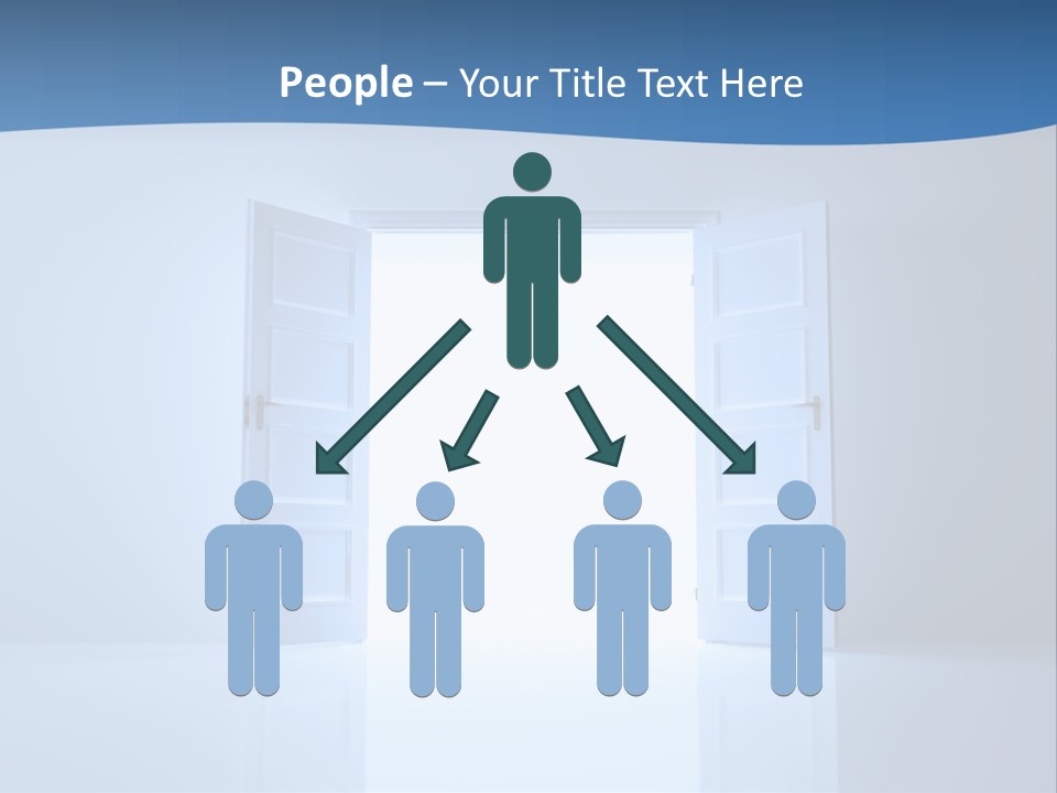 Inside Outside White PowerPoint Template