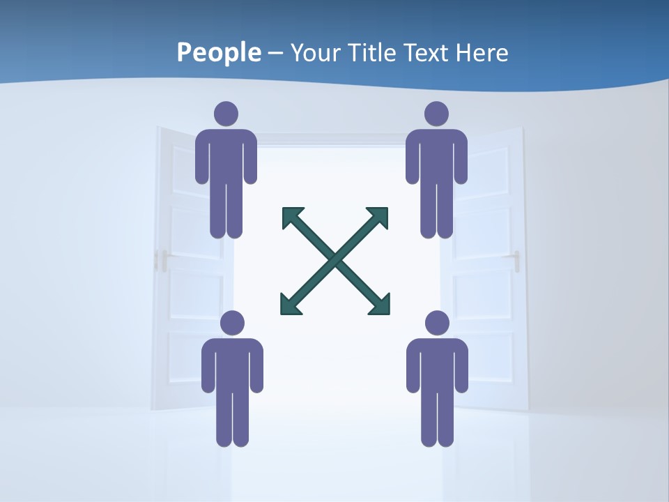 Inside Outside White PowerPoint Template