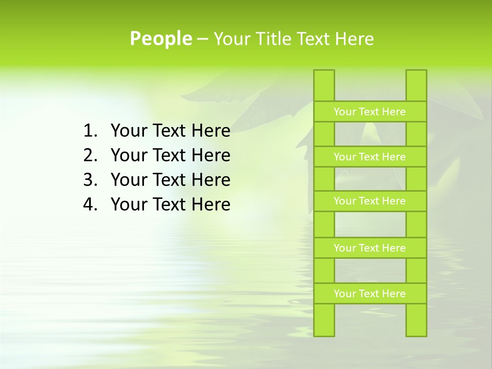 Tie Illustration Figure PowerPoint Template