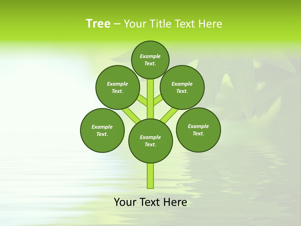 Tie Illustration Figure PowerPoint Template