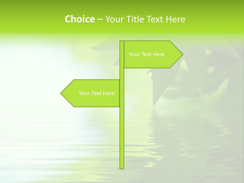 Tie Illustration Figure PowerPoint Template