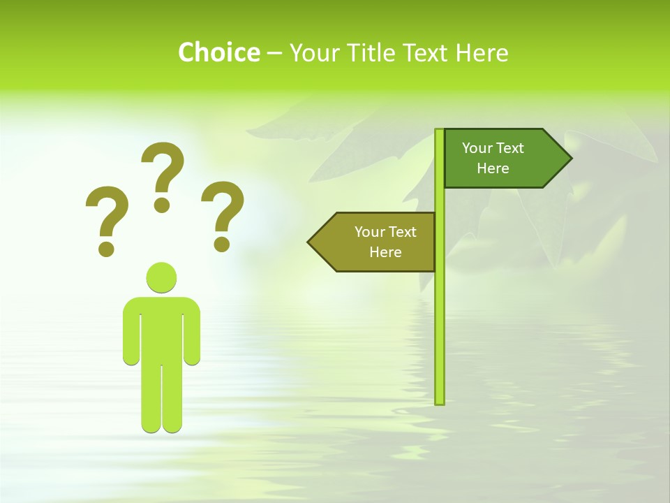 Tie Illustration Figure PowerPoint Template