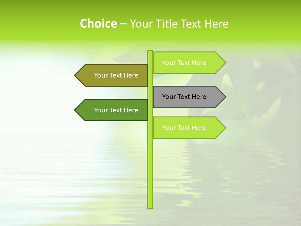 Tie Illustration Figure PowerPoint Template