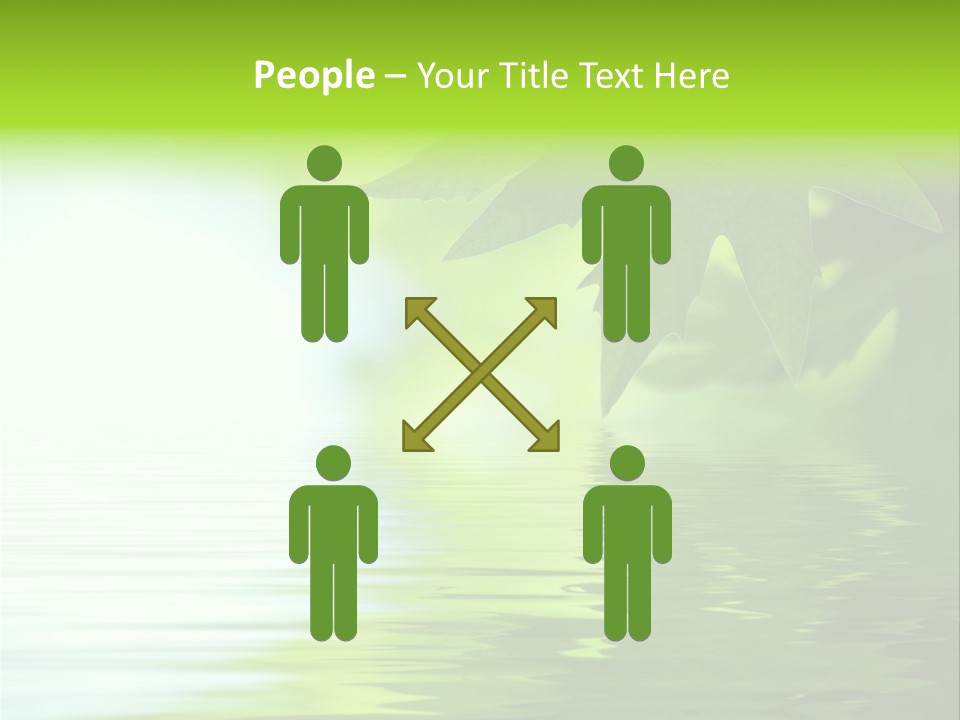 Tie Illustration Figure PowerPoint Template