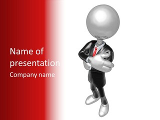 Corporate Business Tie PowerPoint Template