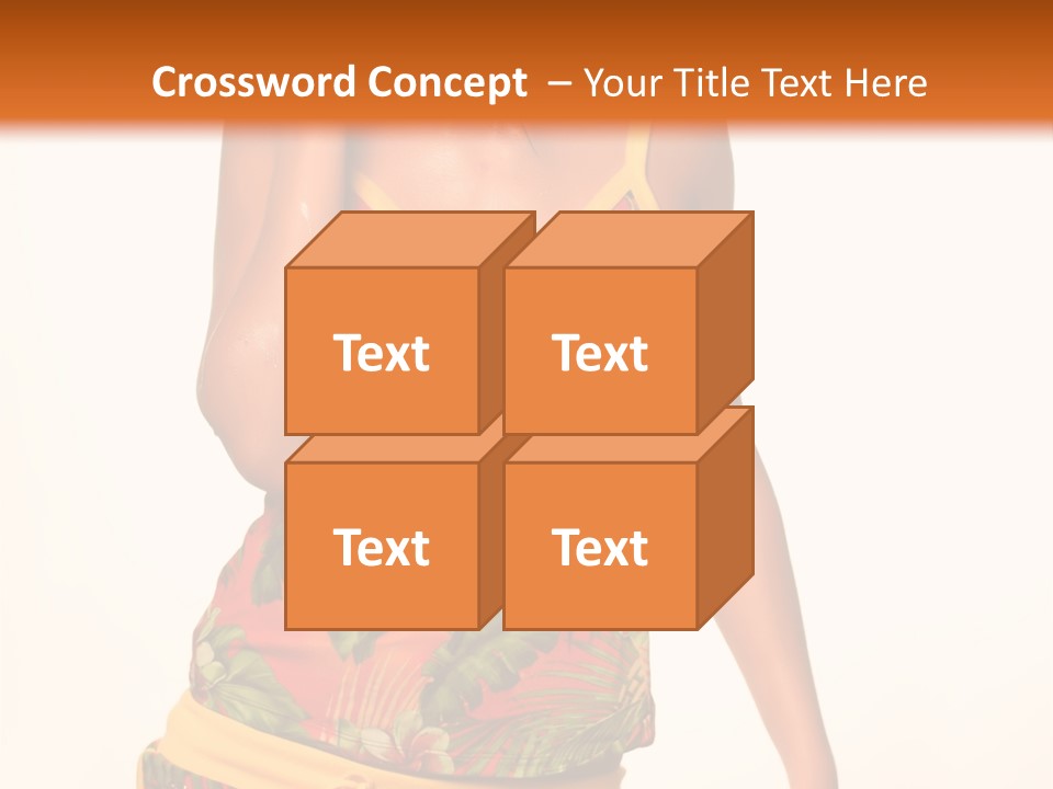 Makeup Portrait Lady PowerPoint Template