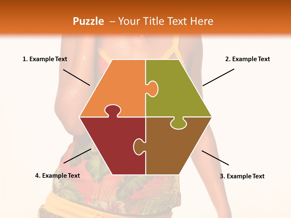 Makeup Portrait Lady PowerPoint Template