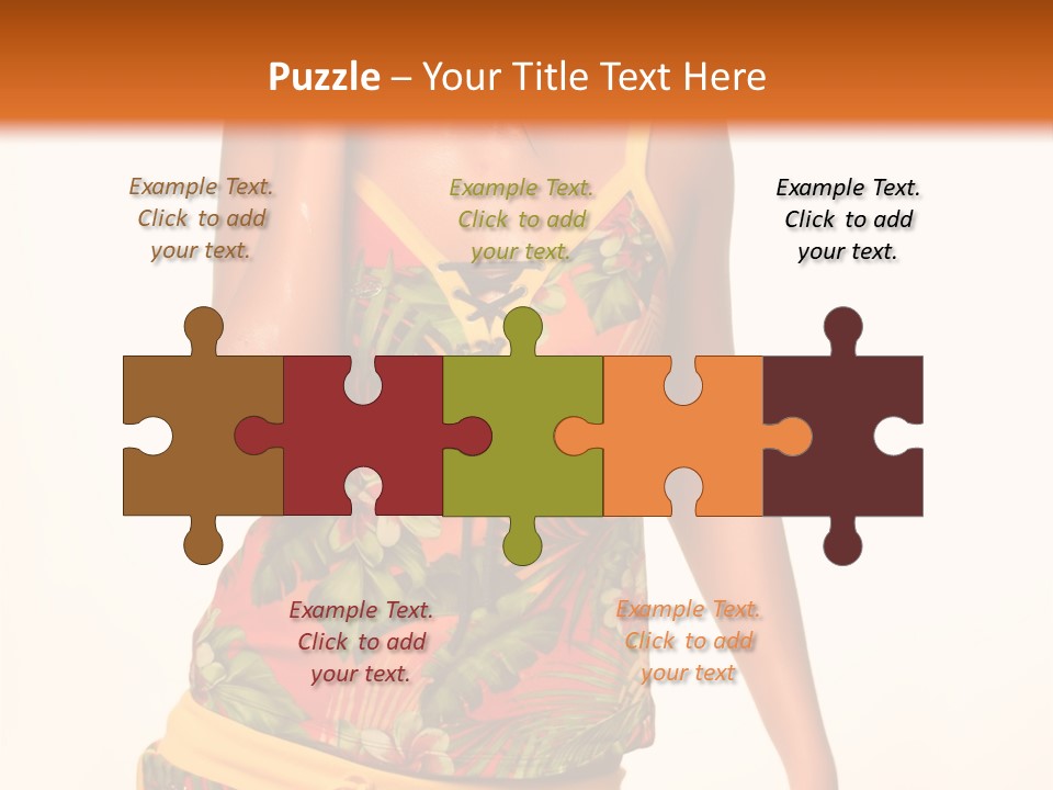 Makeup Portrait Lady PowerPoint Template