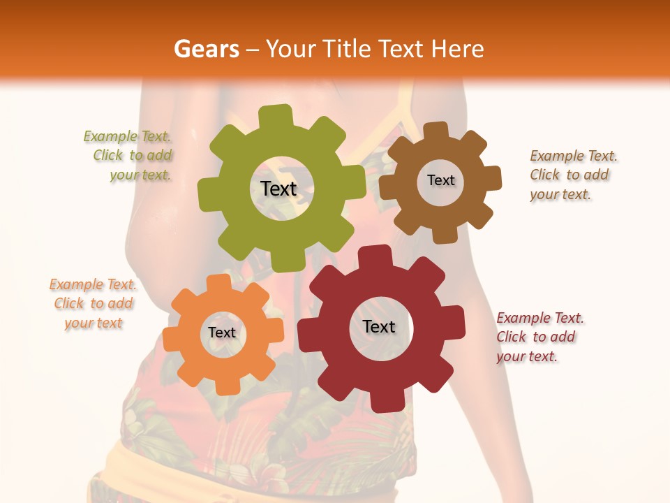 Makeup Portrait Lady PowerPoint Template