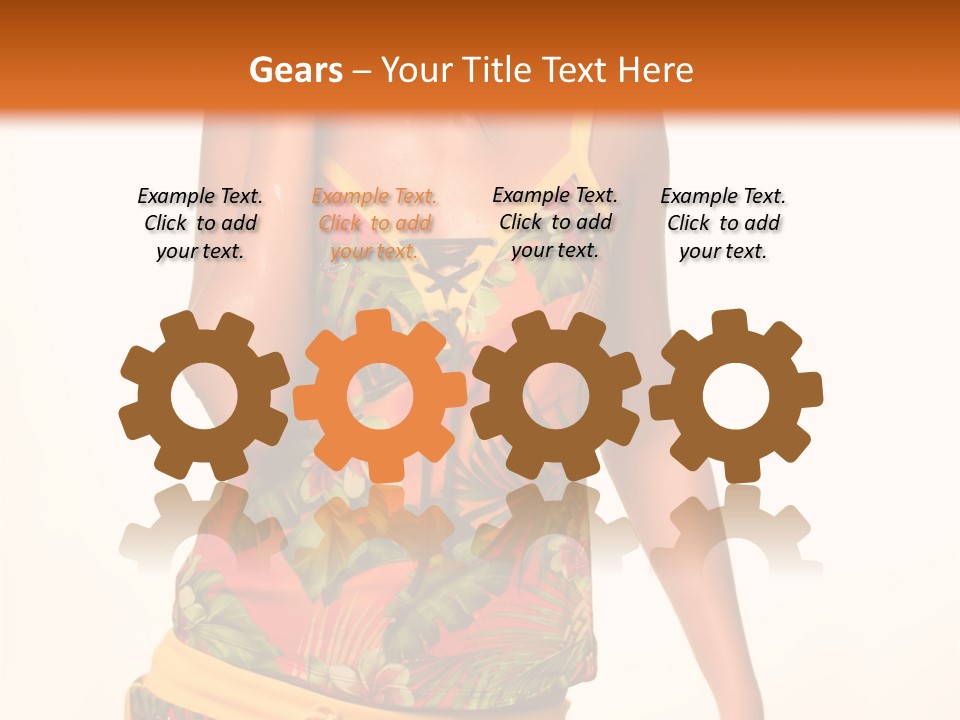 Makeup Portrait Lady PowerPoint Template