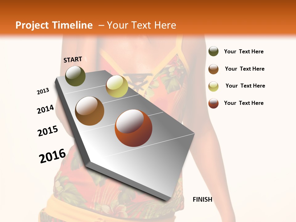 Makeup Portrait Lady PowerPoint Template