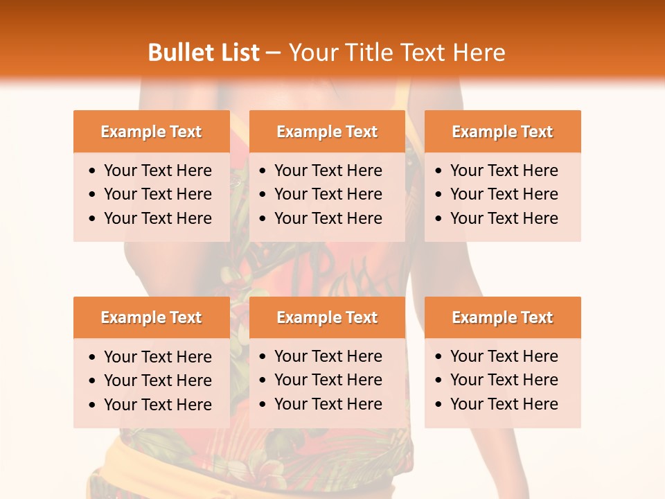 Makeup Portrait Lady PowerPoint Template