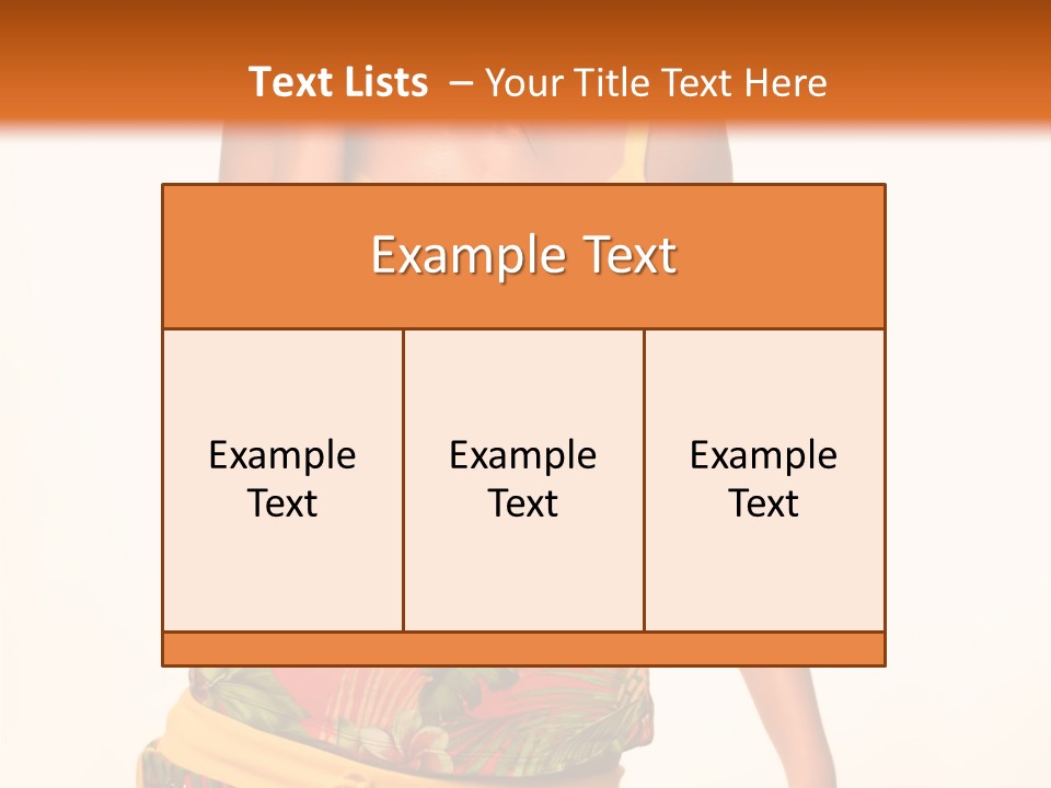 Makeup Portrait Lady PowerPoint Template