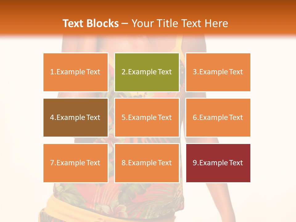 Makeup Portrait Lady PowerPoint Template