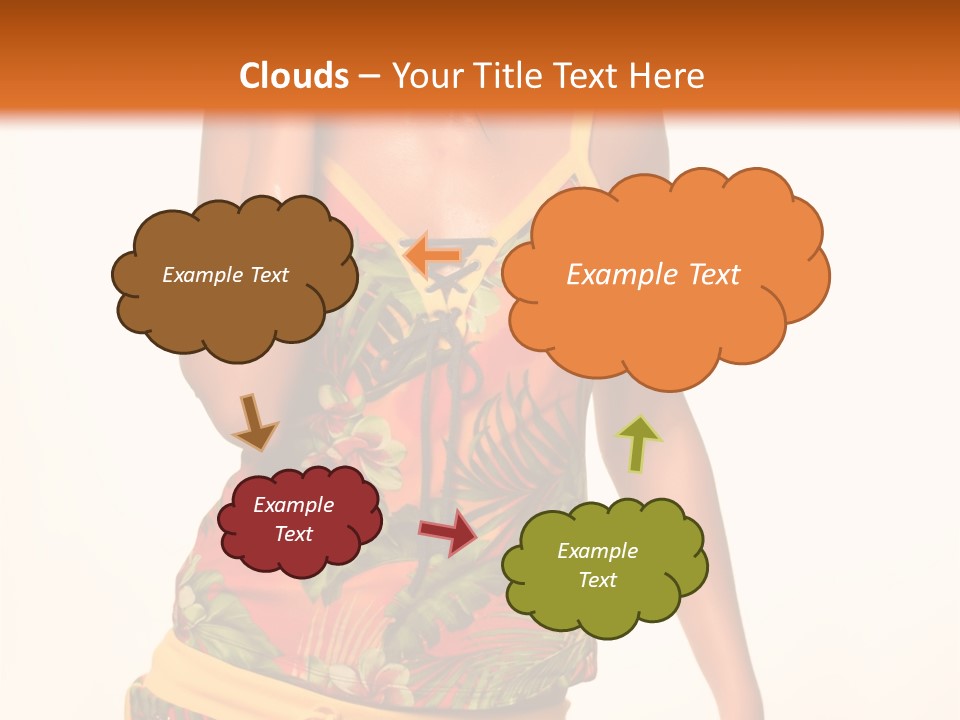 Makeup Portrait Lady PowerPoint Template