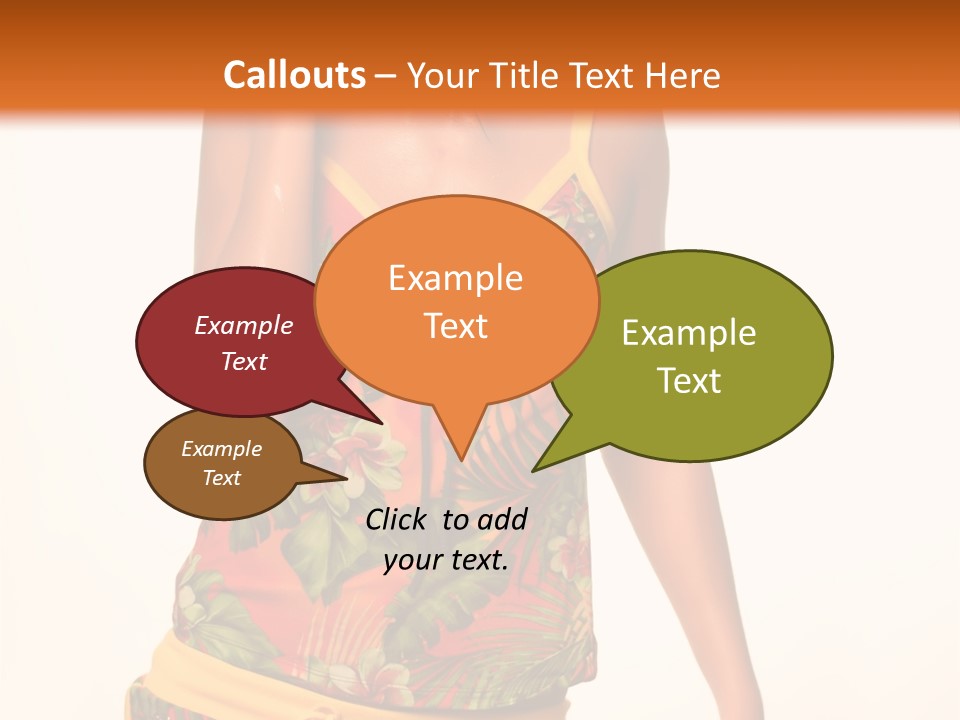 Makeup Portrait Lady PowerPoint Template