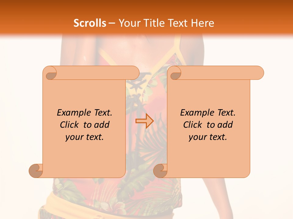 Makeup Portrait Lady PowerPoint Template