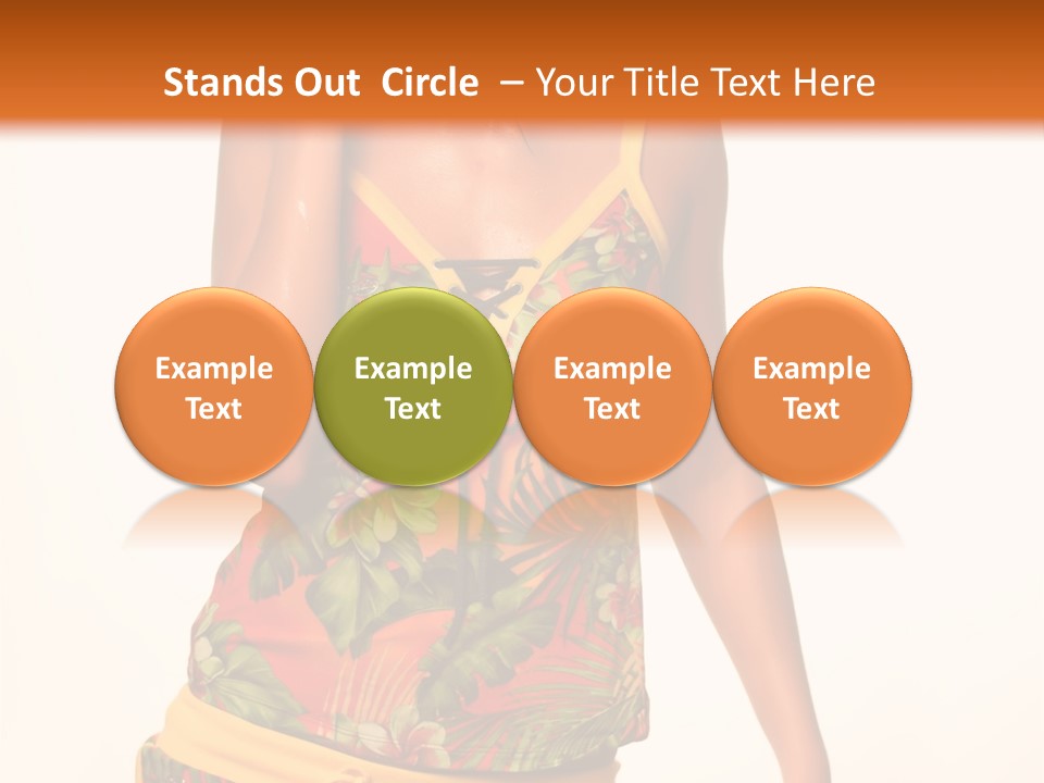 Makeup Portrait Lady PowerPoint Template