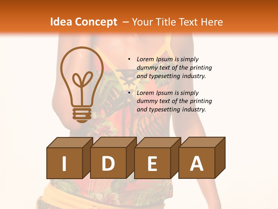 Makeup Portrait Lady PowerPoint Template