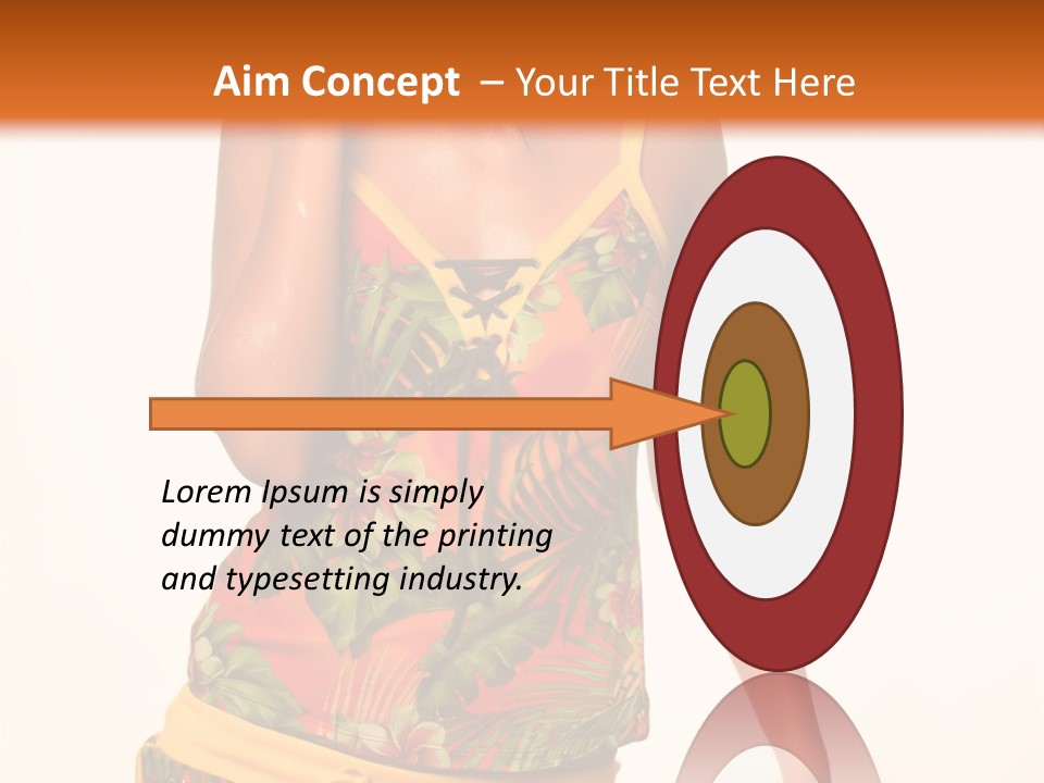 Makeup Portrait Lady PowerPoint Template