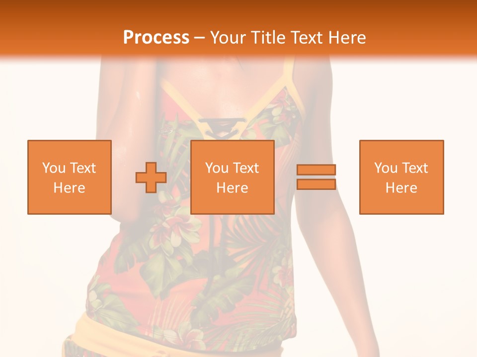 Makeup Portrait Lady PowerPoint Template