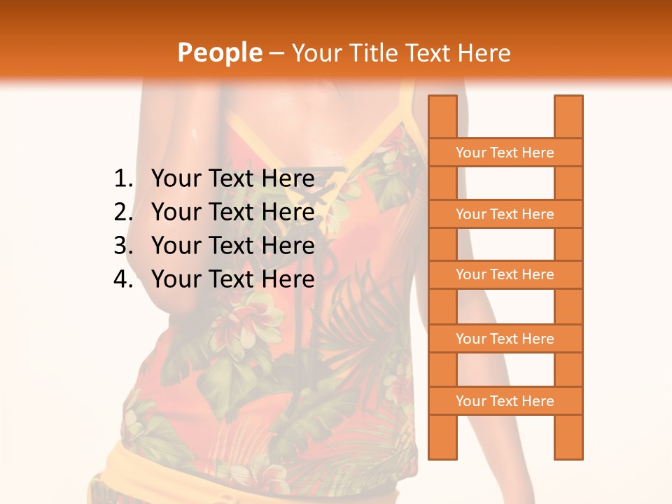 Makeup Portrait Lady PowerPoint Template