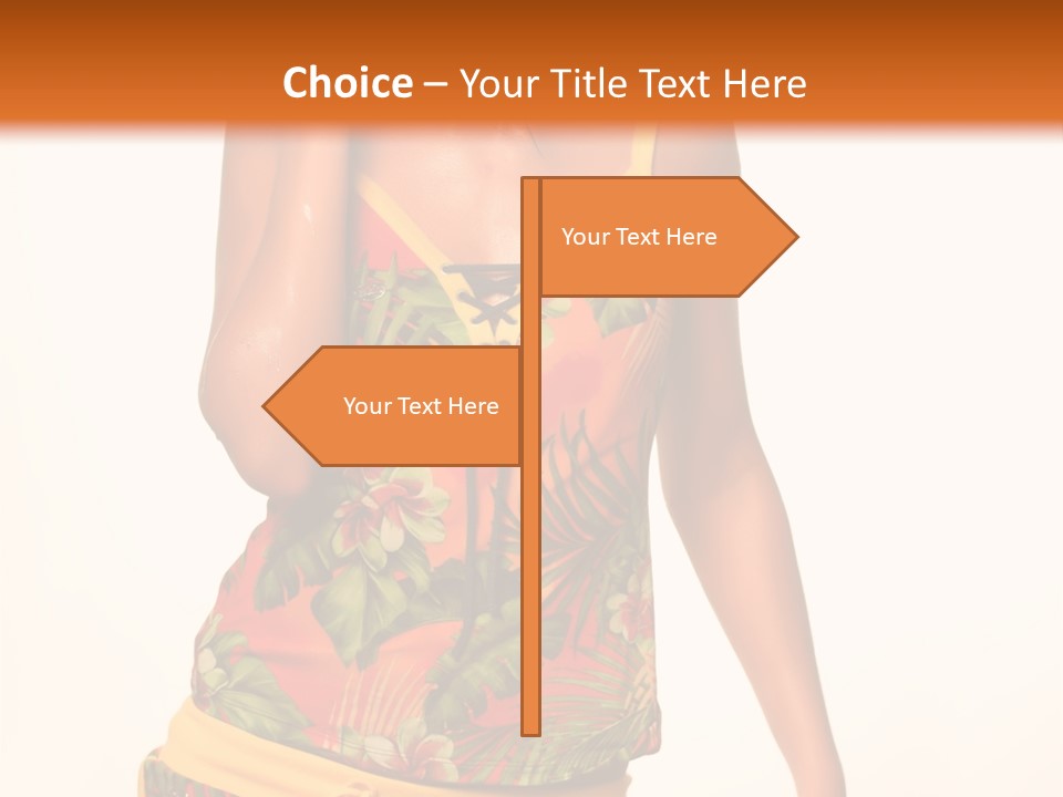 Makeup Portrait Lady PowerPoint Template