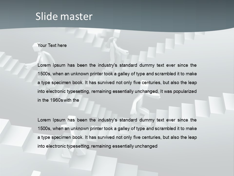 Along Direction Improve PowerPoint Template