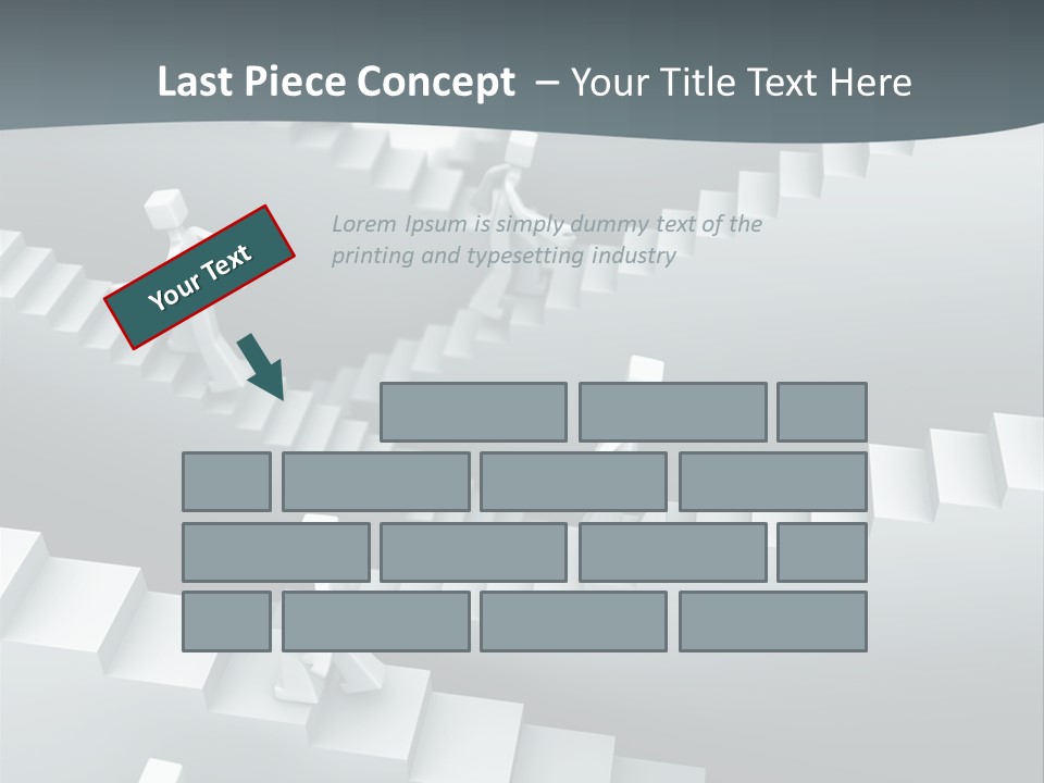 Along Direction Improve PowerPoint Template
