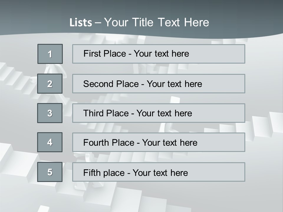 Along Direction Improve PowerPoint Template
