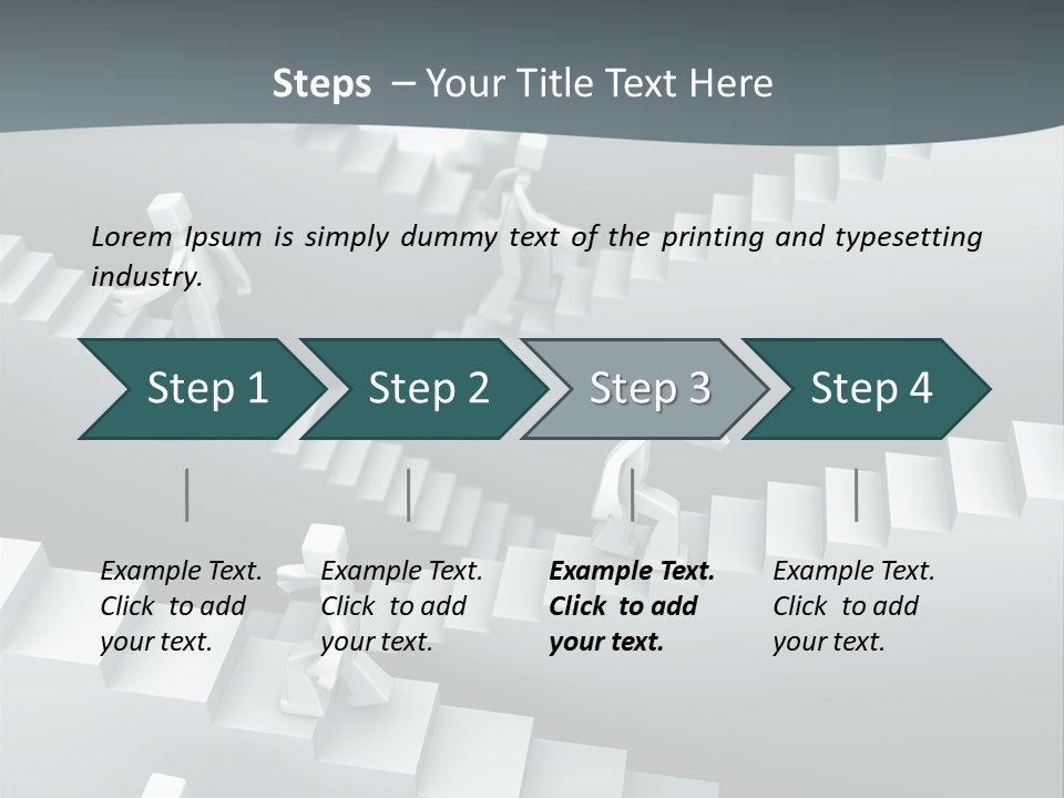 Along Direction Improve PowerPoint Template
