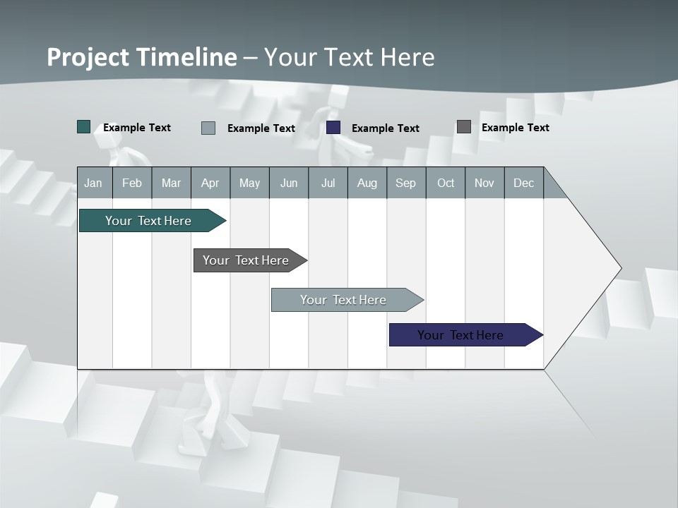 Along Direction Improve PowerPoint Template
