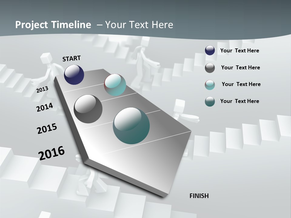 Along Direction Improve PowerPoint Template
