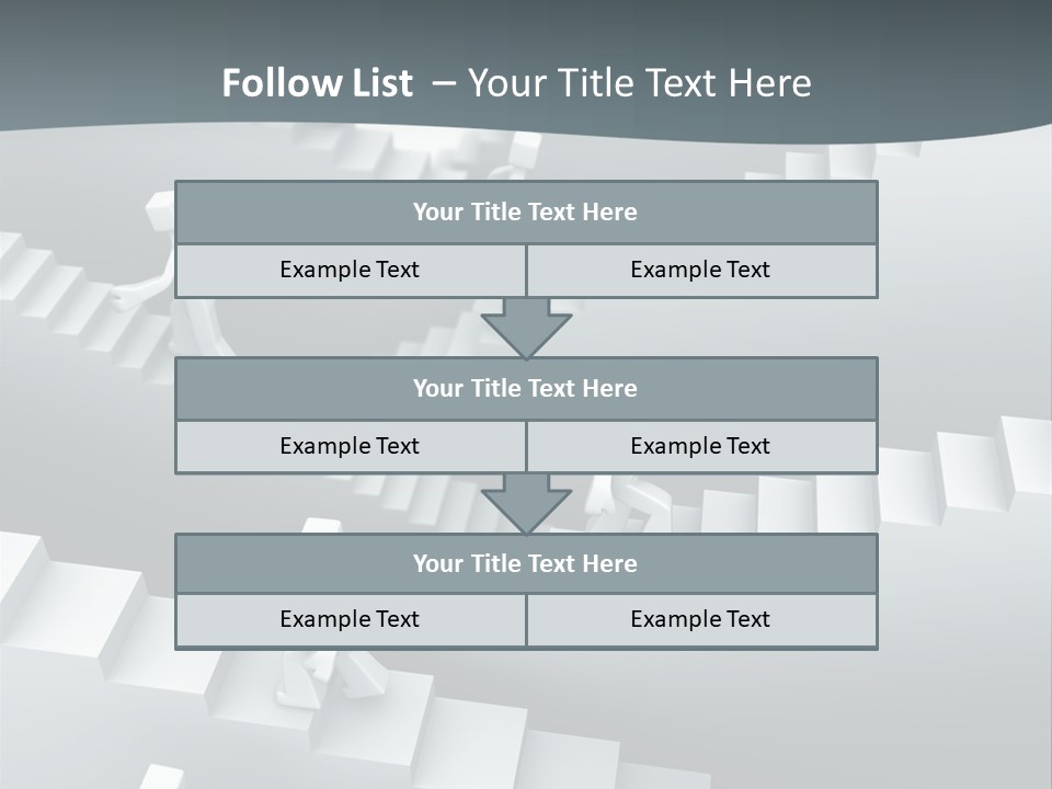 Along Direction Improve PowerPoint Template