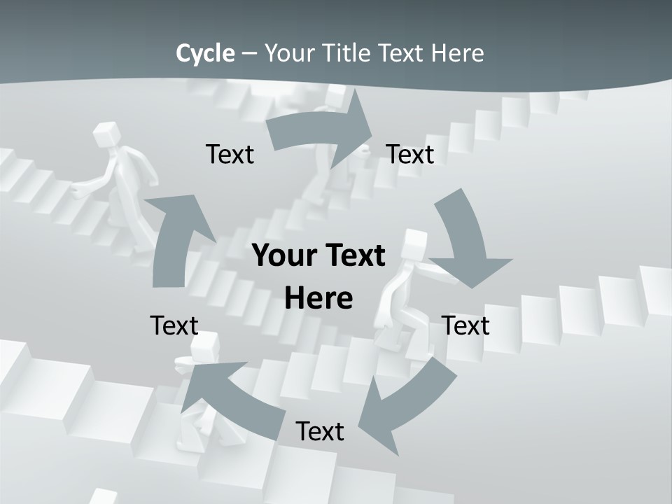 Along Direction Improve PowerPoint Template