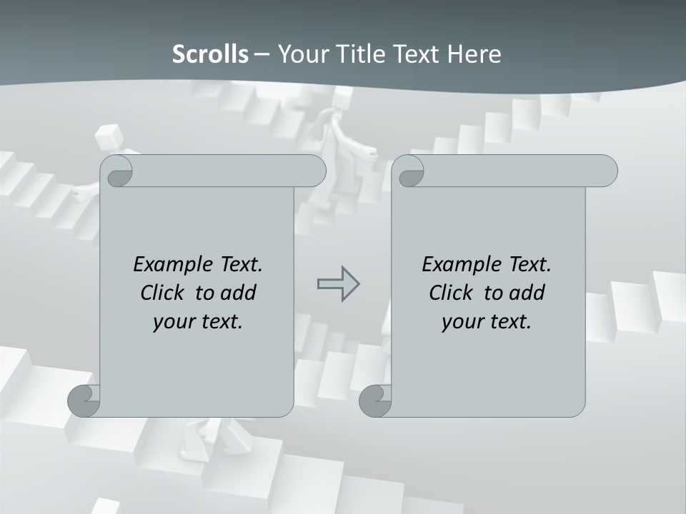 Along Direction Improve PowerPoint Template