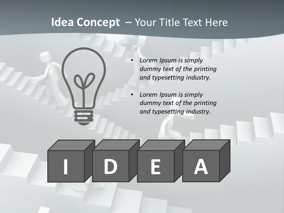 Along Direction Improve PowerPoint Template