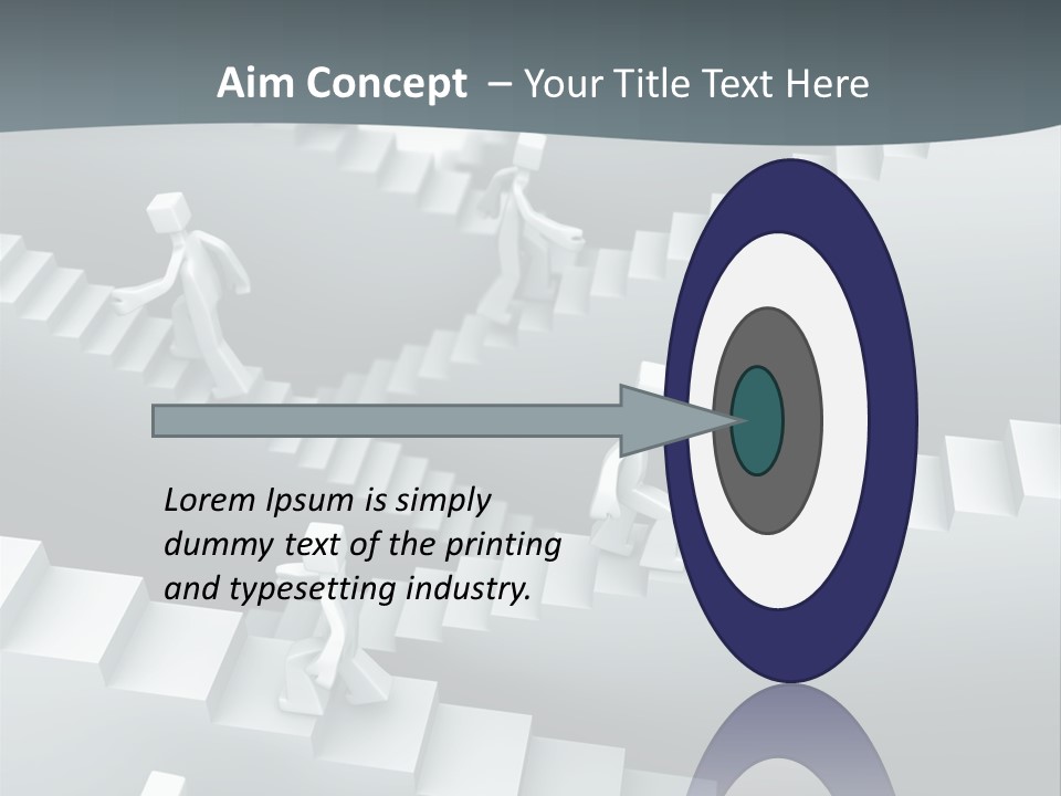 Along Direction Improve PowerPoint Template
