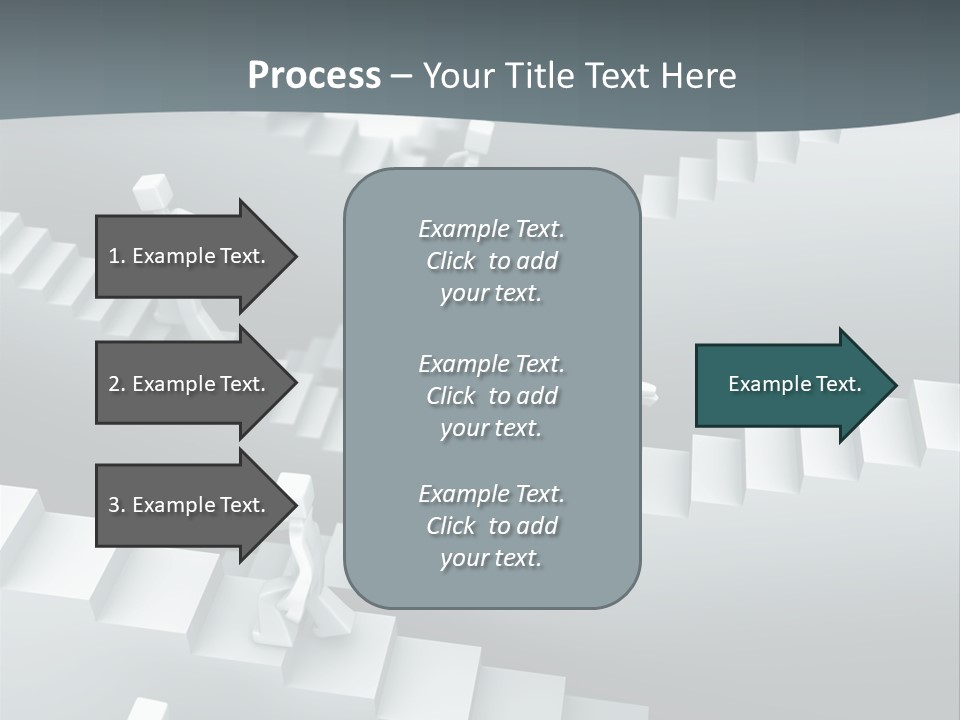 Along Direction Improve PowerPoint Template