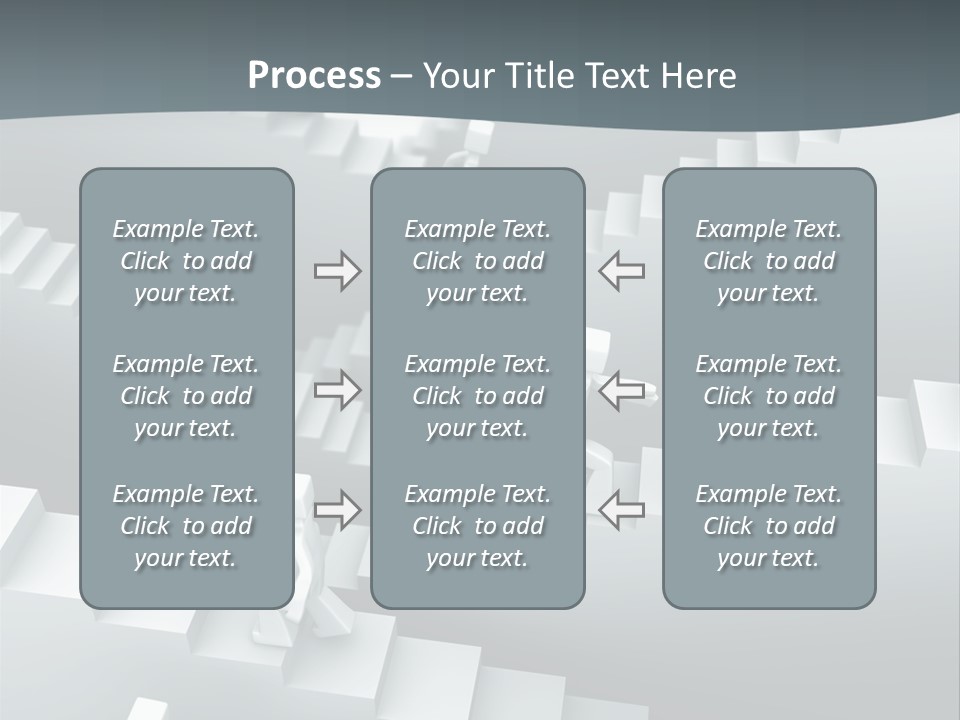 Along Direction Improve PowerPoint Template