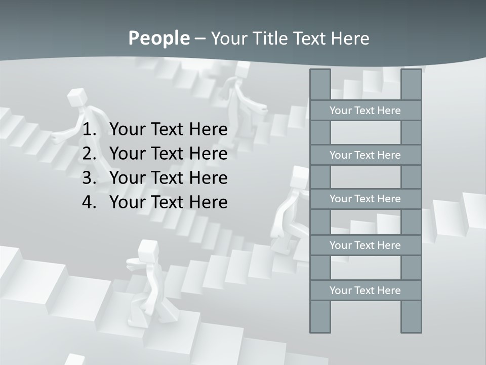 Along Direction Improve PowerPoint Template
