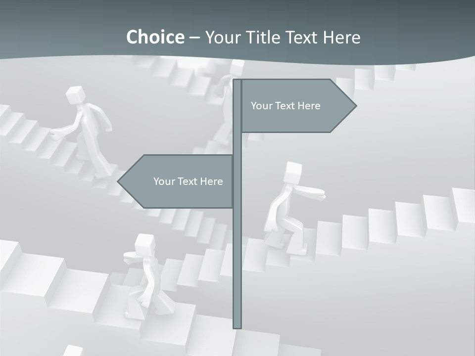 Along Direction Improve PowerPoint Template
