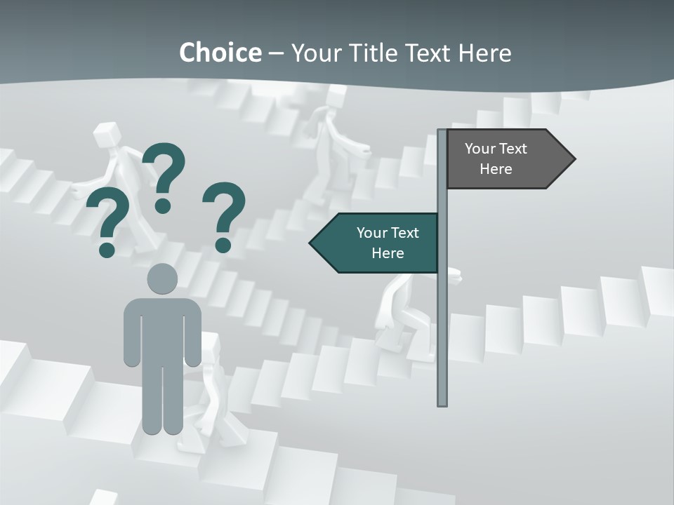Along Direction Improve PowerPoint Template